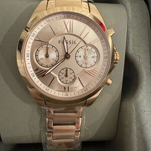 Fossil Rose Gold Bracelet Watch